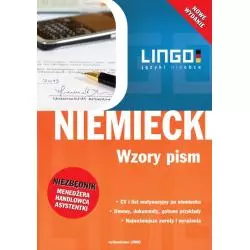 NIEMIECKI WZORY PISM Iwona Kienzler - Lingo