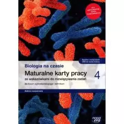 BIOLOGIA NA CZASIE. MATURALNE KARTY PRACY 4 ZAKRES ROZSZERZONY Bartłomiej Grądzki - Nowa Era