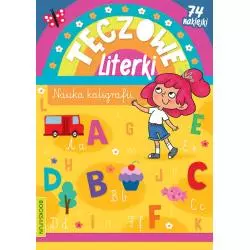 TĘCZOWE LITERKI NAUKA KALIGRAFII - Books and Fun