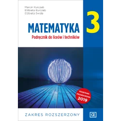 MATEMATYKA 3 PODRĘCZNIK ZAKRES ROZSZERZONY - Pazdro