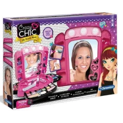 LUSTERKO I KOSMETYKI DO MAKIJAŻU ZESTAW KRETYWNY CRAZY CHIC