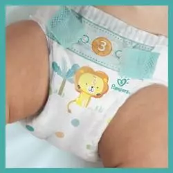 PIELUCHY PAMPERS NEW BABY-DRY 2 MINI 3-6 KG 76 SZT. - Procter & Gamble