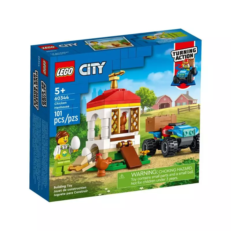 KURNIK Z KURCZAKAMI LEGO CITY 60344 - Lego