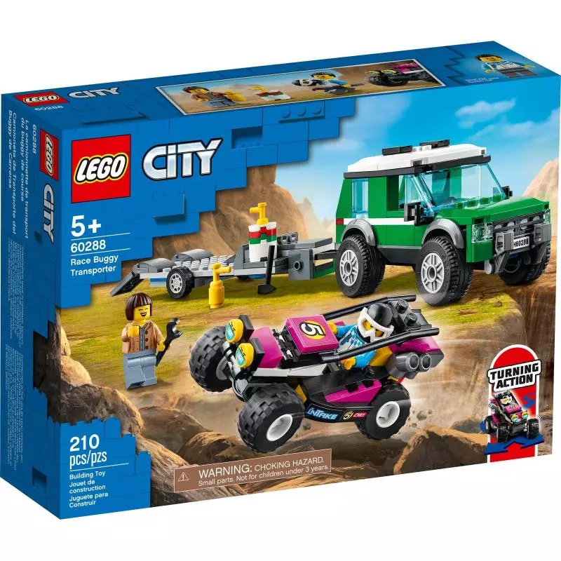 TRANSPORTER ŁAZIKA WYŚCIGOWEGO LEGO CITY 60288 - Lego