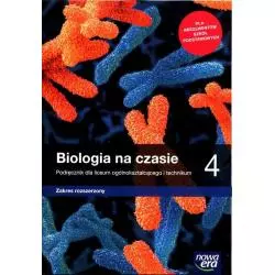 BIOLOGIA NA CZASIE 4 PODRĘCZNIK ZAKRES ROZSZERZONY Marek Jurgowiak, Władysław Zamachowski, Franciszek Dubert - Nowa Era