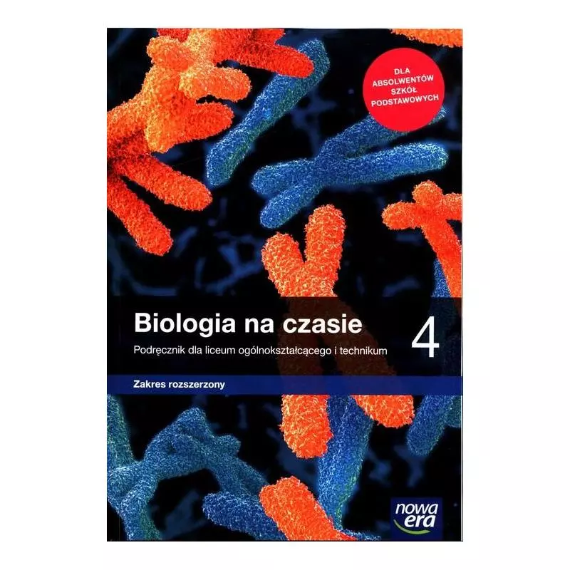 BIOLOGIA NA CZASIE 4 PODRĘCZNIK ZAKRES ROZSZERZONY Marek Jurgowiak, Władysław Zamachowski, Franciszek Dubert - Nowa Era