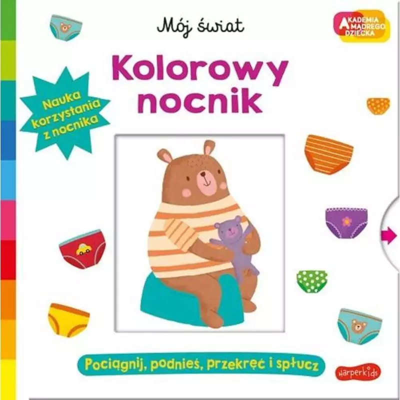 MÓJ ŚWIAT. KOLOROWY NOCNIK. AKADEMIA MĄDREGO DZIECKA - Harperkids