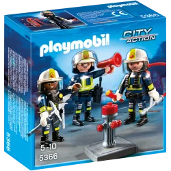 STRAŻACY Z AKCESORIAMI KLOCKI PLAYMOBIL CITY ACTION 5366 - Playmobil