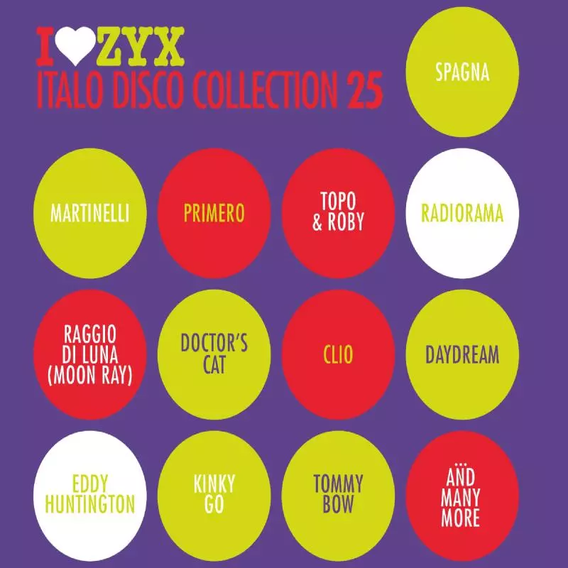 ITALO DISCO COLLECTION 25 CD - ZYX Music