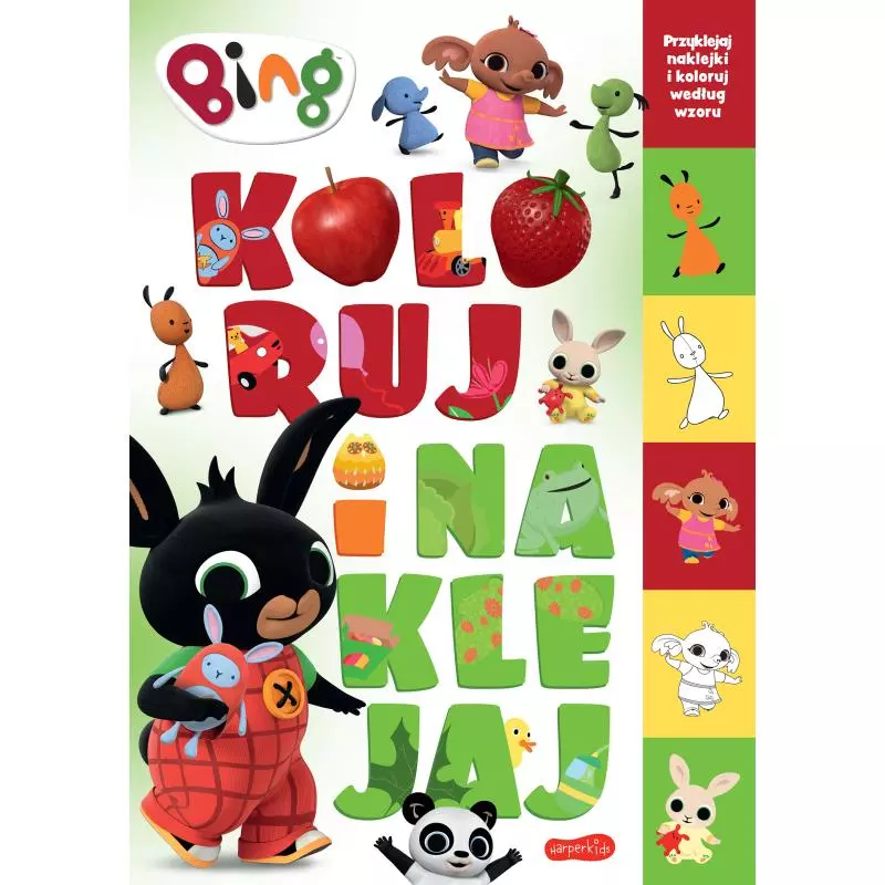 BING. KOLORUJ I NAKLEJAJ - Harperkids