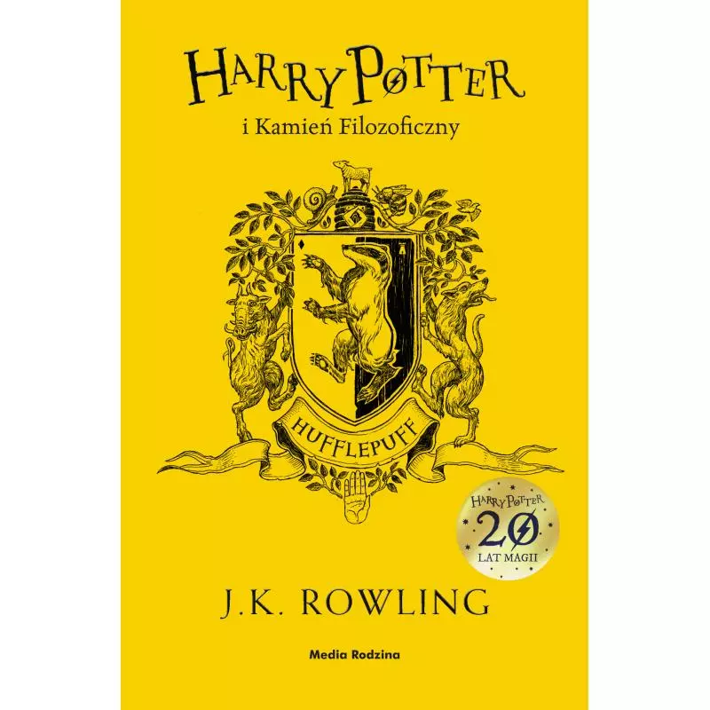 HARRY POTTER I KAMIEŃ FILOZOFICZNY. HUFFLEPUFF Joanne K. Rowling - Media Rodzina