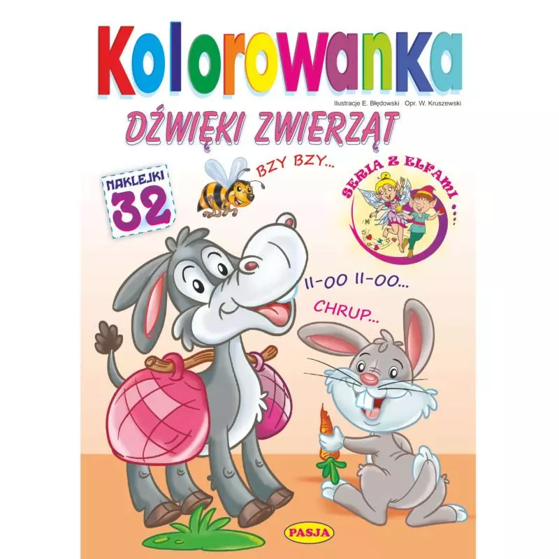 DŹWIĘKI ZWIERZĄT KOLOROWANKA - Pasja