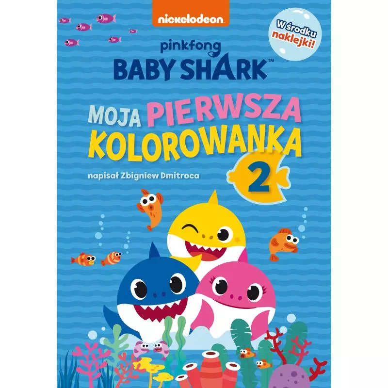 MOJA PIERWSZA KOLOROWANKA BABY SHARK - Słowne