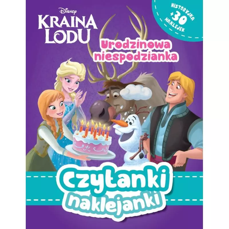 URODZINOWA NIESPODZIANKA DISNEY KRAINA LODU CZYTANKI NAKLEJANKI - Olesiejuk