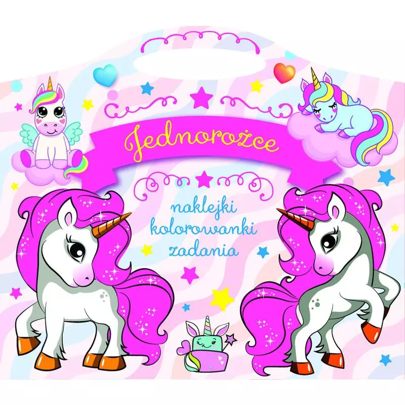 JEDNOROŻCE. NAKLEJKI, KOLOROWANKI, ZADANIA - Olesiejuk