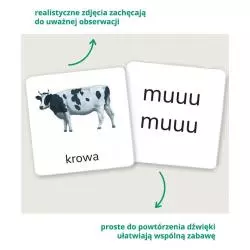 DŹWIĘK. MONTESSORI KARTY OBRAZKOWE KAPITAN NAUKA 1-3 LATA) - Edgard