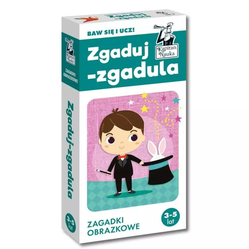 ZGADUJ-ZGADULA ZAGADKI OBRAZKOWE KAPITAN NAUKA 3-5 LAT - Edgard