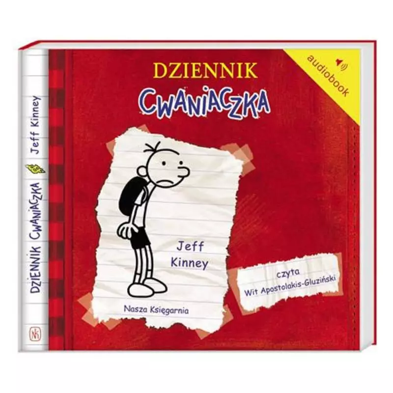 DZIENNIK CWANIACZKA 1 AUDIOBOOK CD MP3 - Nasza Księgarnia