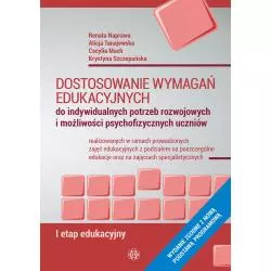 DOSTOSOWANIE WYMAGAŃ EDUKACYJNYCH ETAP I Renata Naprawa - Harmonia