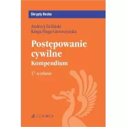 POSTĘPOWANIE CYWILNE KOMPENDIUM Kinga Flaga-Gieruszyńska - C.H. Beck