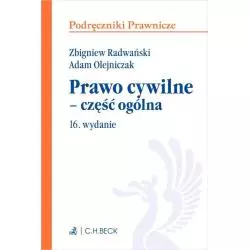 PRAWO CYWILNE - CZĘŚĆ OGÓLNA - C.H. Beck
