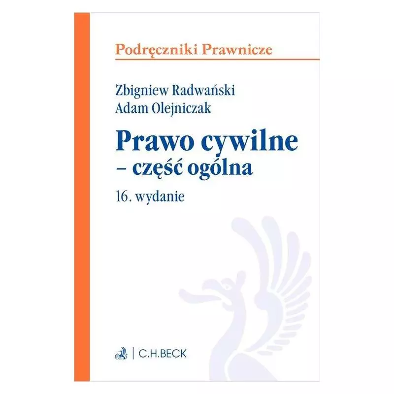 PRAWO CYWILNE - CZĘŚĆ OGÓLNA - C.H. Beck