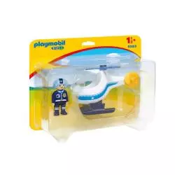 HELIKOPTER POLICYJNY PLAYMOBIL 1-2-3 9383 - Playmobil