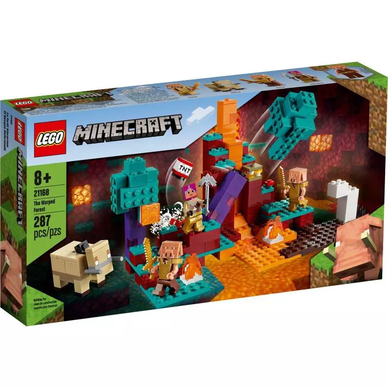 SPACZONY LAS LEGO MINECRAFT 21168 - Lego