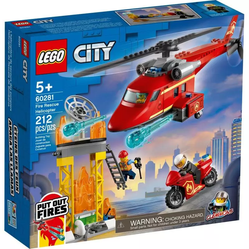 STRAŻACKI HELIKOPTER RATUNKOWY LEGO CITY 60281 - Lego