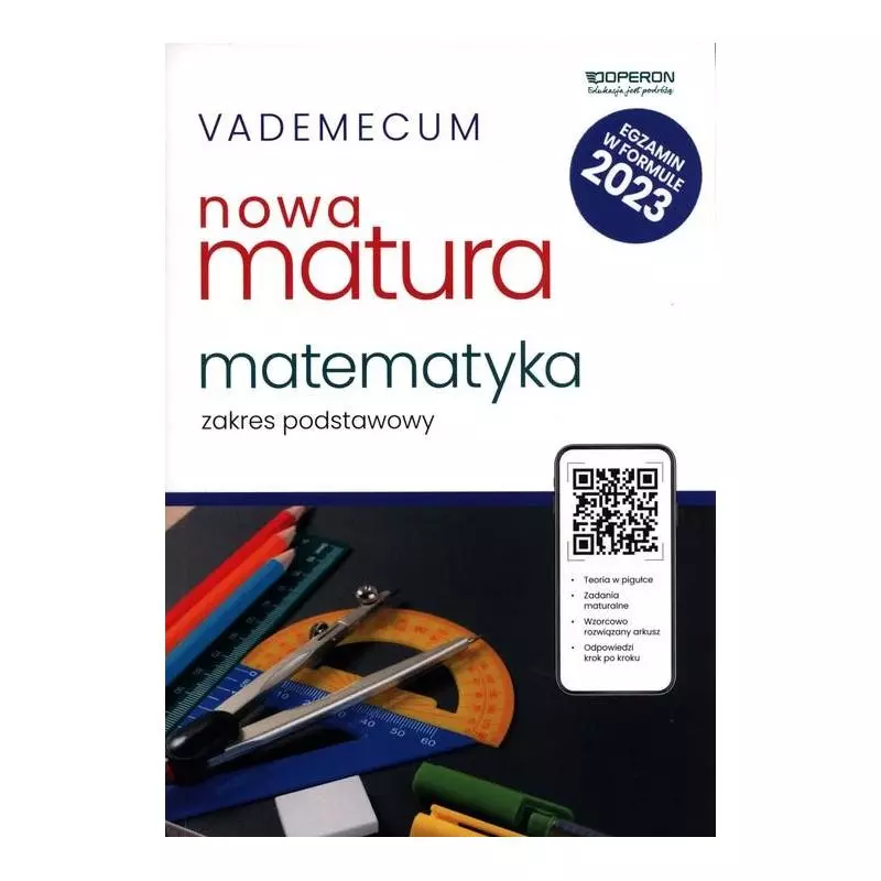 VADEMECUM NOWA MATURA 2023 MATEMATYKA ZAKRES PODSTAWOWY Adam Konstantynowicz - Operon