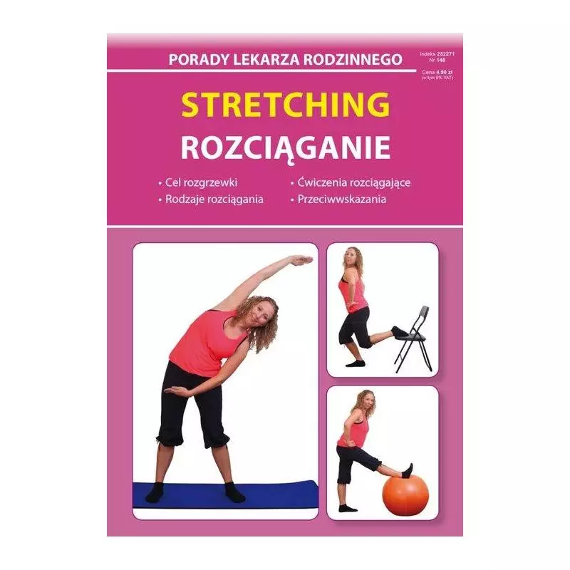 STRETCHING ROZCIĄGANIE. PORADY LEKARZA RODZINNEGO - Literat