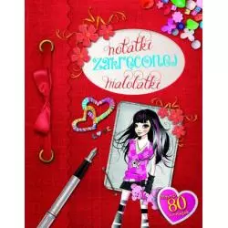 NOTATKI ZAKRĘCONEJ MAŁOLATKI + PONAD 80 NAKLEJEK - Olesiejuk