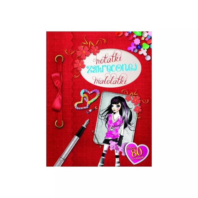 NOTATKI ZAKRĘCONEJ MAŁOLATKI + PONAD 80 NAKLEJEK - Olesiejuk NOTATKI ZAKRĘCONEJ MAŁOLATKI + PONAD 80 NAKLEJEK - Olesiejuk