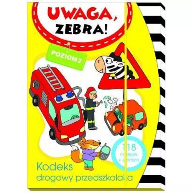 UWAGA, ZEBRA! KODEKS DROGOWY PRZEDSZKOLAKA 2 - Olesiejuk