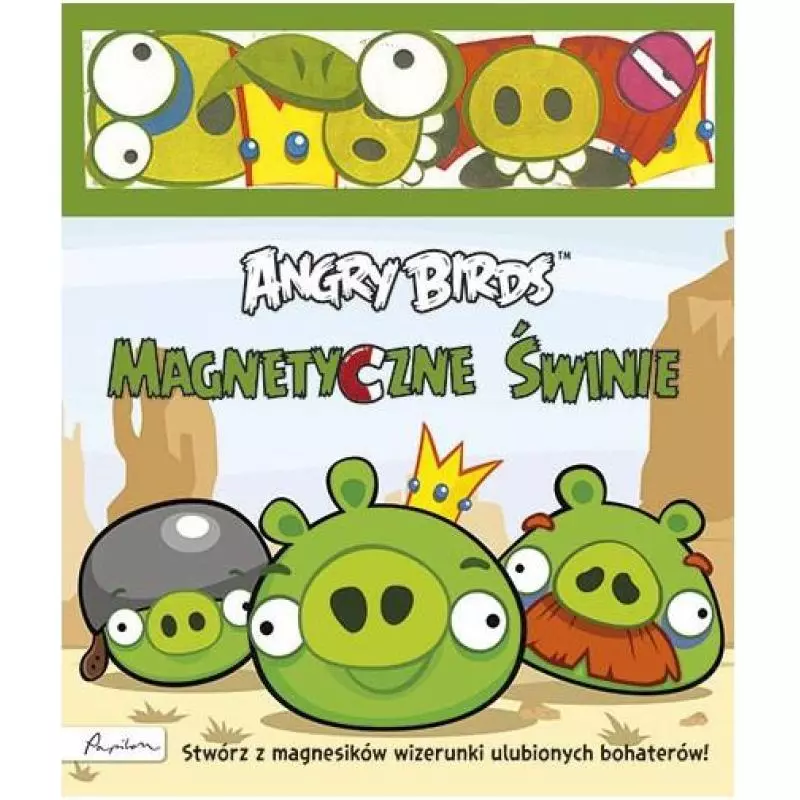 MAGNETYCZNE ŚWINIE ANGRY BIRD - Papilon