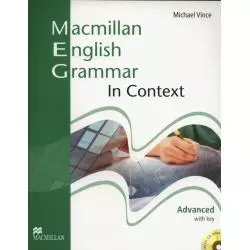 MACMILLAN ENGLISH GRAMMAR IN CONTEXT ADVANCED WITH KEY + CD - Macmillan