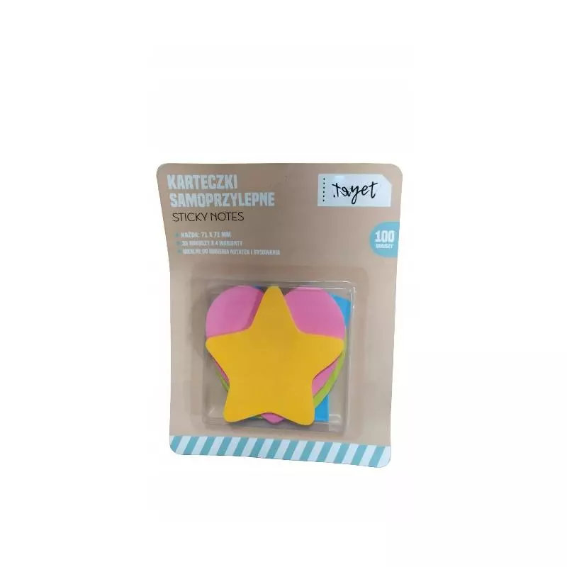 KARTECZKI SAMOPRZYLEPNE 100 ARKUSZY - Joinco