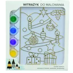 WITRAŻYK DO MALOWANIA Z FARBAMI I PĘDZELKIEM - Jumi