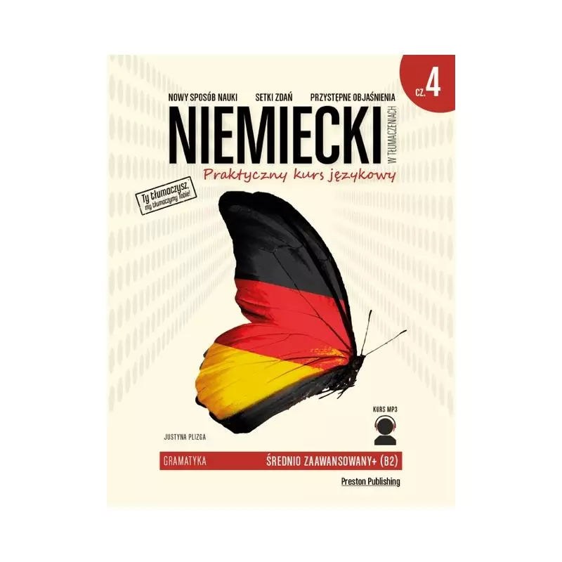 NIEMIECKI W TŁUMACZENIACH 4 GRAMATYKA B2 + MP3 - Preston Publishing