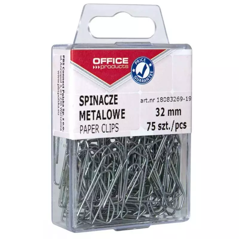 SPINACZE METALOWE 75 SZT. - Office Products
