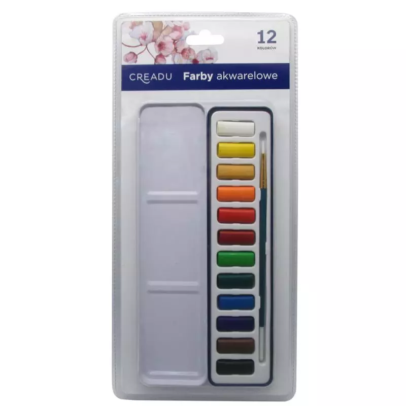 FARBY AKWARELOWE 12 KOLORÓW CREDAU - Panon
