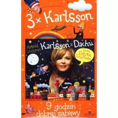 3 X KARLSSON Z DACHU AUDIOBOOK CD MP3 PL - Jung-Off-Ska