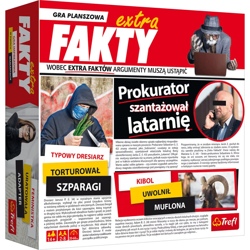 EXTRA FAKTY GRA PLANSZOWA TREFL 14+ - Trefl