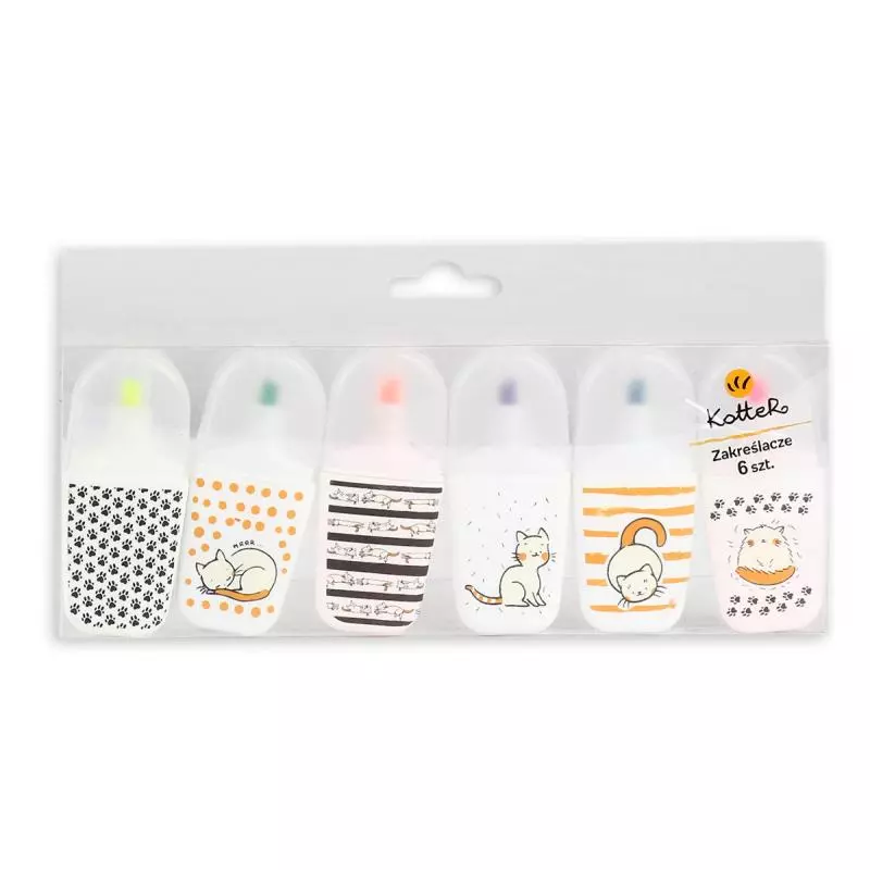 ZAKREŚLACZE 6 KOLORÓW KOTTER - Panon