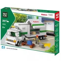 KLOCKI KONSTRUKCYJNE RABEN LONG TRUCK 267 ELEMENTÓW 6+ - Icom