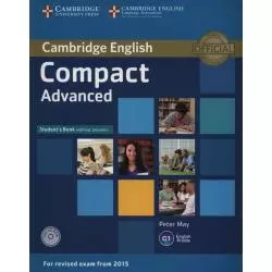 COMPACT ADVANCED STUDENTS BOOK WITHOUT ANSWERS + CD - Cambridge University Press