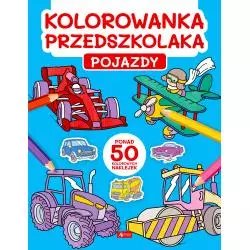 POJAZDY. KOLOROWANKA PRZEDSZKOLAKA - Dragon