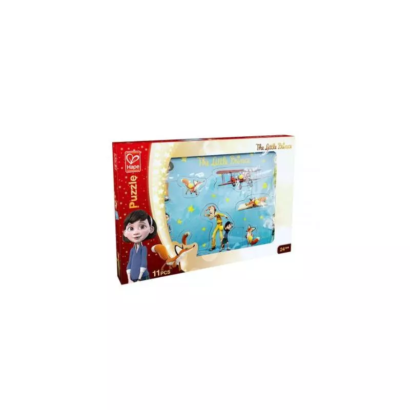 MAŁY KSIĄŻĘ PUZZLE DREWNIANE 10 ELEMENTÓW 2+ - Hape