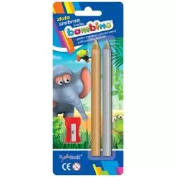 KREDKI ZŁOTA I SREBRNA + TEMPERÓWKA BAMBINO - St. Majewski