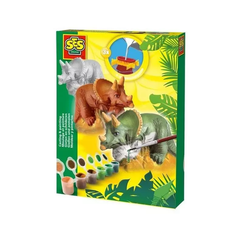 TRICERATOPS ODLEW GIPSOWY 5+ - SES Creative